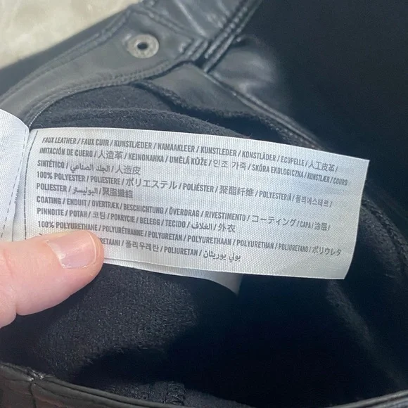 Social Tourist Black Faux Leather Mini Skirt - Picture 4 of 8